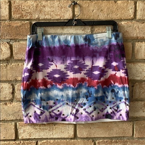 Express Dresses & Skirts - Express Fun Print Mini Skirt